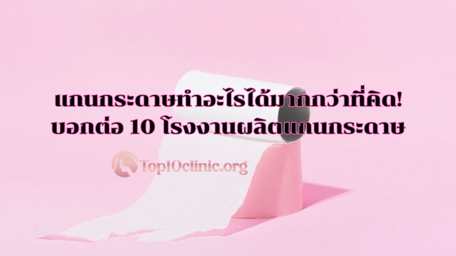 แกนกระดาษทำอะไรได้มากกว่าที่คิด! บอกต่อ 10 โรงงานผลิตแกนกระดาษ